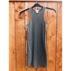 Tillys Grey Thermal summer mini Racerback dress